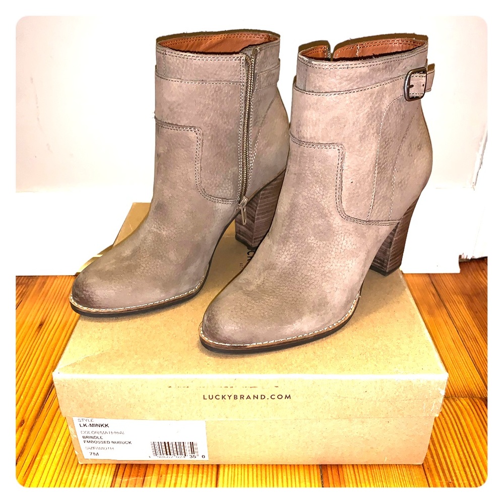 Lucky brand booties, size 7